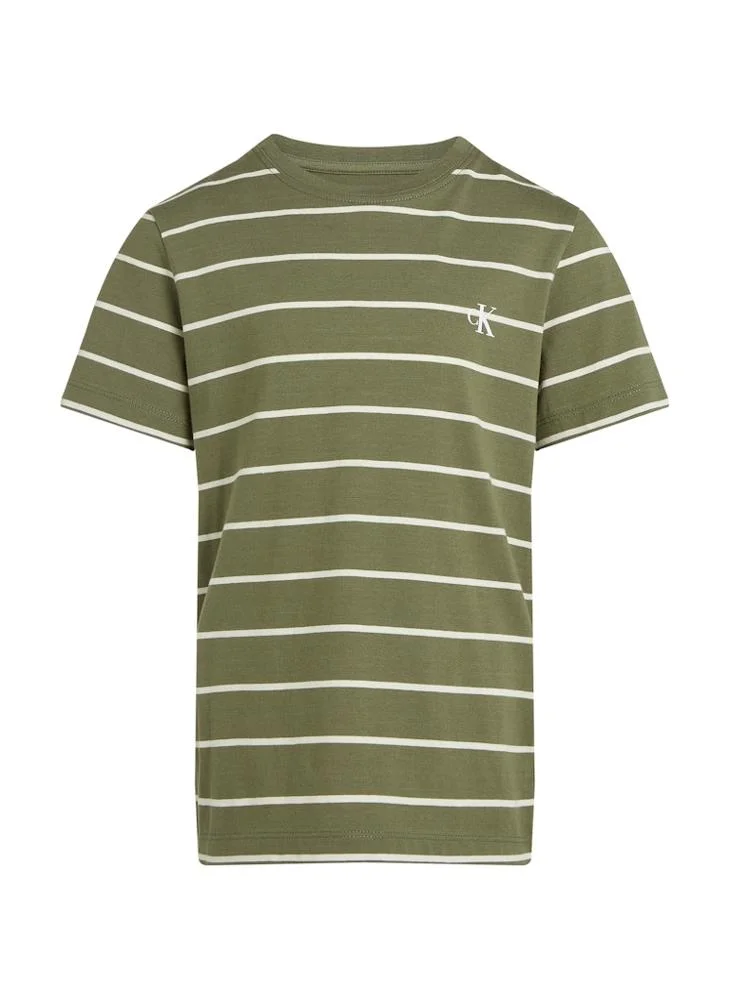 كالفن كلاين جينز Youth 2 Pack Striped T-Shirts