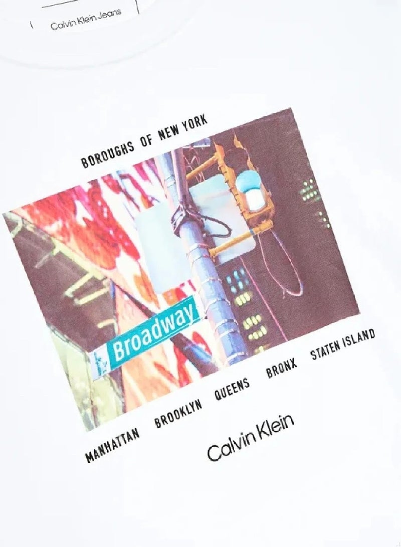 كالفن كلاين جينز تيشرت مزين برسومات شعار كلفن كلاين - Image 3