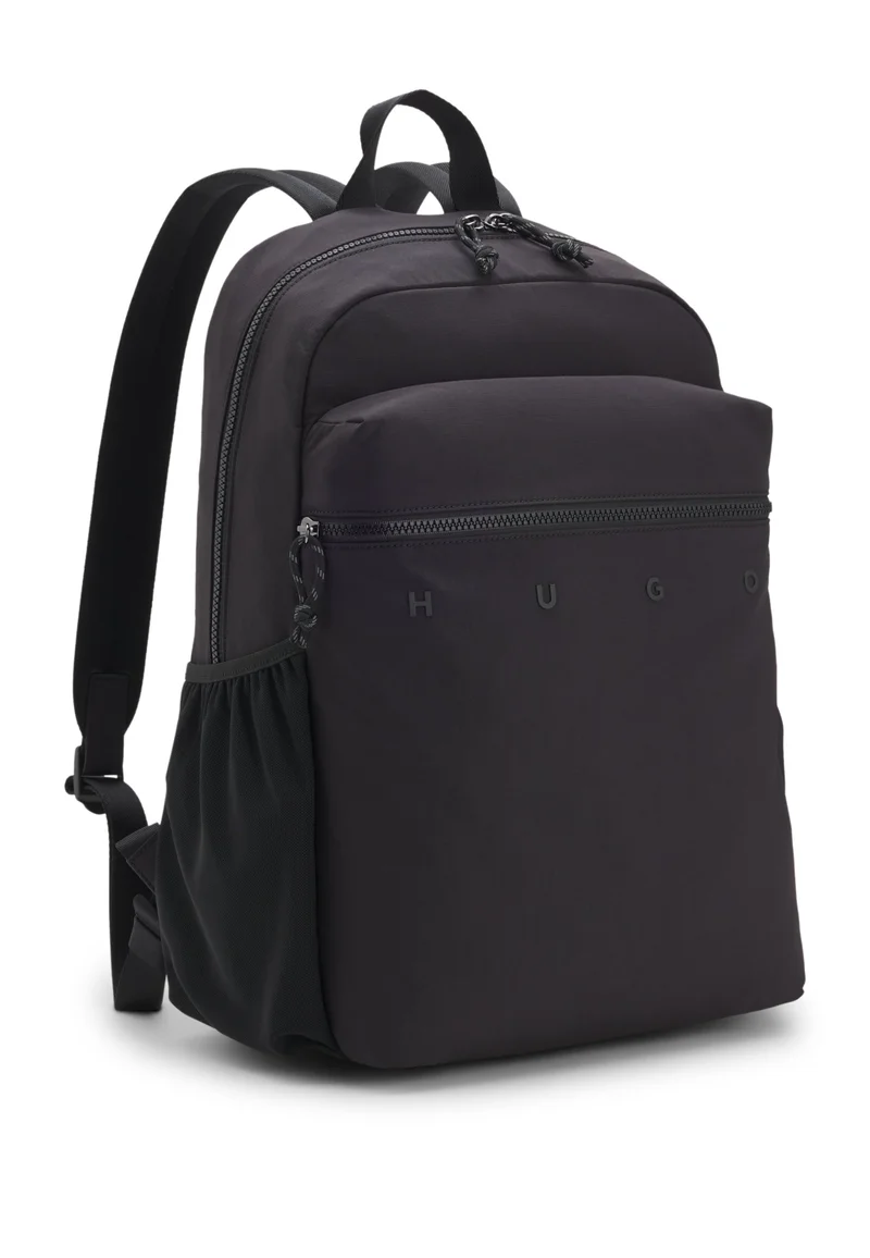 HUGO Black Backpack with wide-set logo detail for Men | Best Price UAE