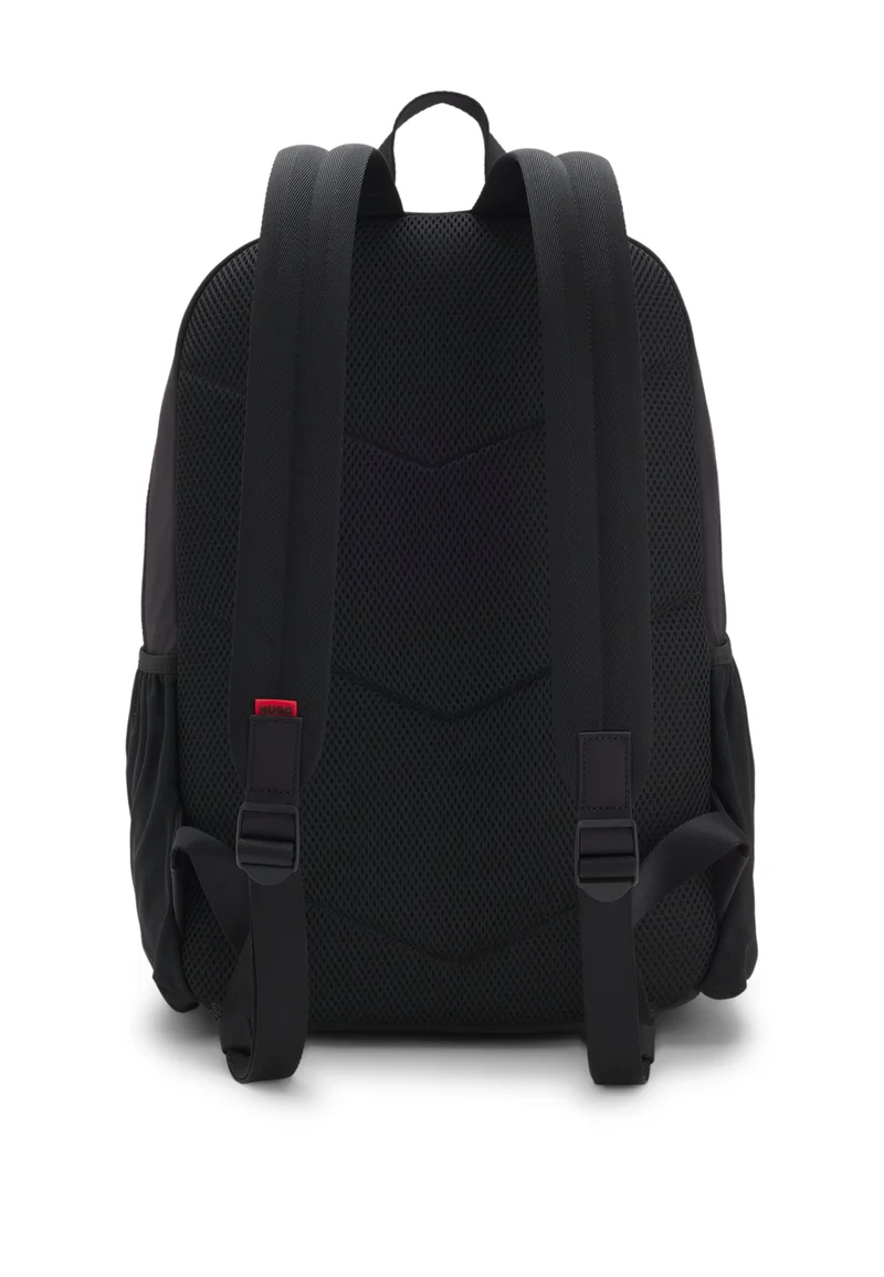 HUGO Black Backpack with wide-set logo detail for Men | Best Price UAE
