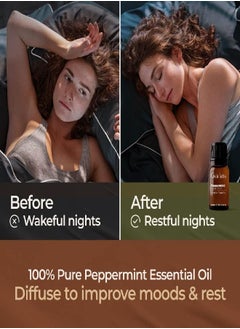 Gya Labs Pure Peppermint Oil for Hair Growth (10ml) - 100% Therapeutic Mint Essential Oils - Premium Grade Natural Peppermint Essential Oil for Diffuser, Skin & Hair - pzsku/Z60EDD4ED7ABE307FF842Z/45/_/1685626779/64a04e61-64ef-42d3-b1f8-0f4fec6441e0