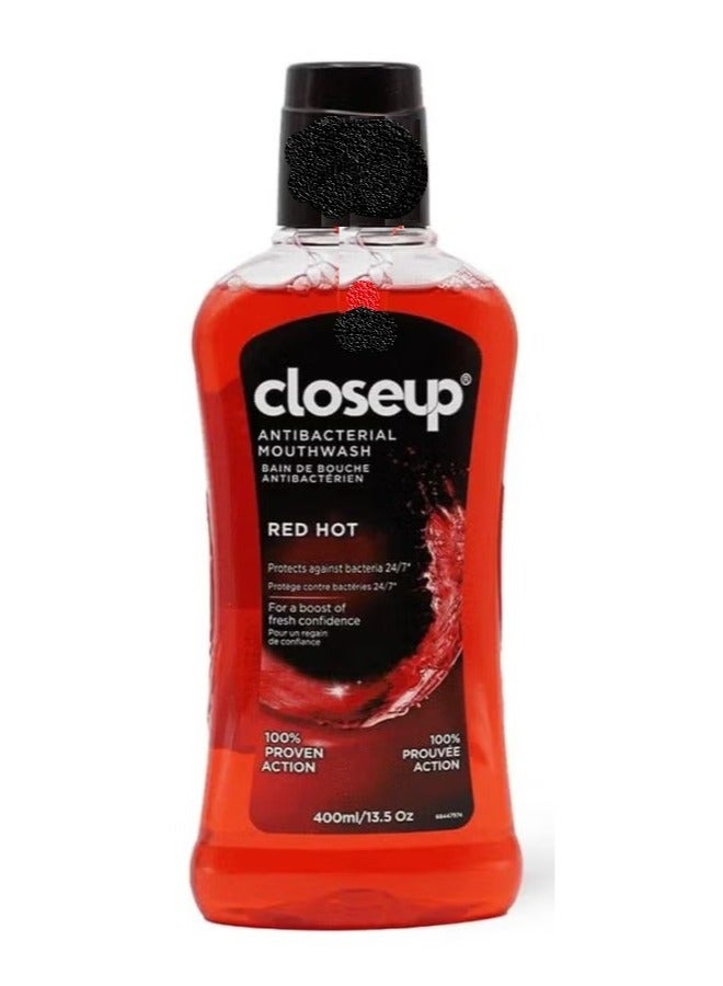 Closeup Close Up Red Hot Mouthwash 400 ml
