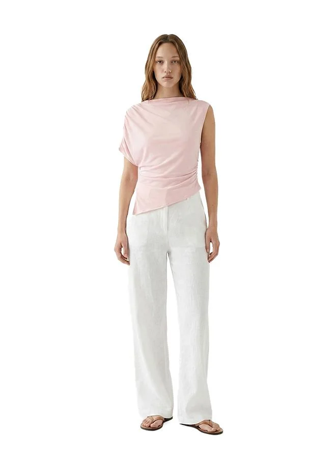 كوتون Asymmetric Blouse