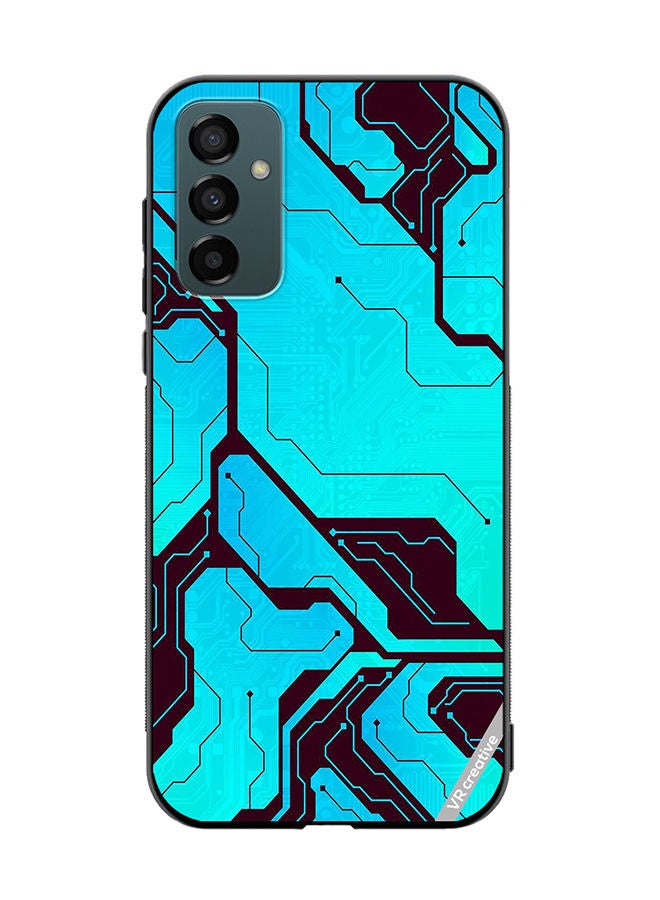 VR CREATIVE Protective Case Cover For Samsung Galaxy M23 Tech A-02 Design Multicolour - Image 1