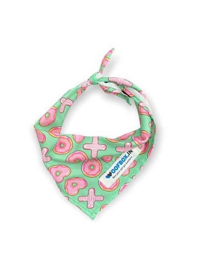 W Brings Xoxo Dog Bandana/Scarf | This Stunning Gorgeous Design Dog Bandana Scarf Is Perfect Styling Accessory For Dogs Large, Medium & Small. One Size Fits All. - Image 3