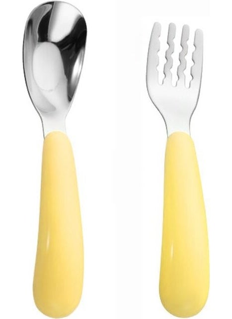 316L Stainless Steel Yellow Baby Child Spoon and Fork Set CIN770SR - pzsku/Z60EE0B23585494456DDFZ/45/_/1725790068/0c8b0460-aa16-4d55-aebe-151088b58c21