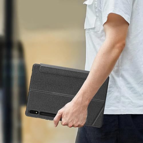 Concept Kart Keyboard Case for Samsung Galaxy Tab S8 / S7 11” (SM-X700/ X706/ T870/ T875/ T878) with Multi-Gesture Trackpad, 7 Color Backlit, Adjustable Kickstand, Built-in Pencil Holder, PU Leather Material - Image 5