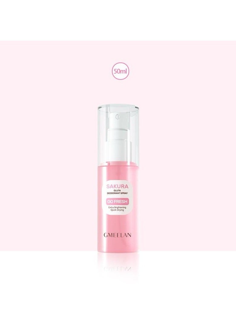 GMEELAN Gmeelan Sakura gluta deodorant spary brighten up underarm  - Image 1