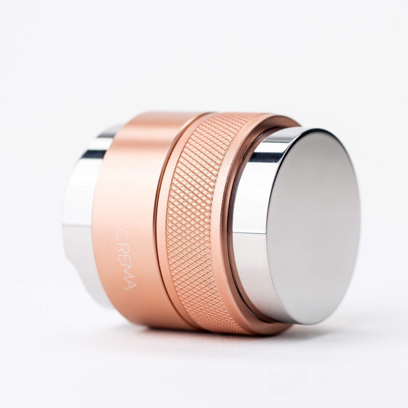 CREMA Coffee Products 46mm Hand Tamper & Coffee Distributor V2 | Compatible with Flair Pro and Pro 2 Portafilter | Double-Sided, Adjustable Depth Tool|Made with Durable 304 Stainless Steel|Rose Gold - Image 2