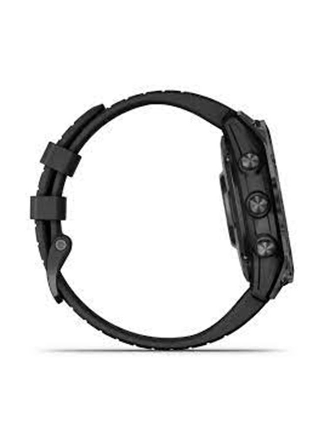 GARMIN Epix Pro (Gen 2) Standard Edition - 47MM - Up To 16 Days Battery Life - 1.3"inch Amoled Display, Scratch Resistant, Corning® Gorilla® Glass, Heart Rate Monitor, All Day Stress Monitor, Advanced GPS Features,  Advanced Golf Features, Super Bright LED Flashlight, iOS and Android Compatible Slate Gray with black silicone band - Image 4