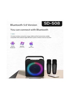 SDRD 200W High Power Bluetooth Portable Sound Speaker – Wireless Stereo, Deep Bass, Enhanced Audio Quality, Loud Outdoor Speaker with Long Battery Life, Waterproof, Ideal for Parties, Beach, and Travel – Compact, Easy to Carry, Perfect for Home and Outdoors  - Image 4