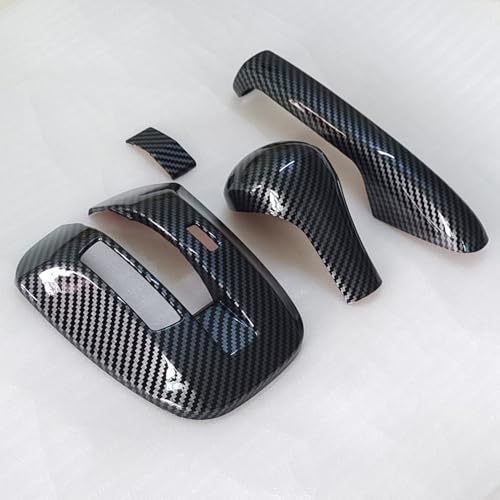 AEETUED Carbon Fiber Style Interior Accessories Plastic Gear Box Trims Shift Transmission Decoration Cover Trim Fit for Honda 8th Gen Accord 2008 2009 2010 2011 2012 - Image 2