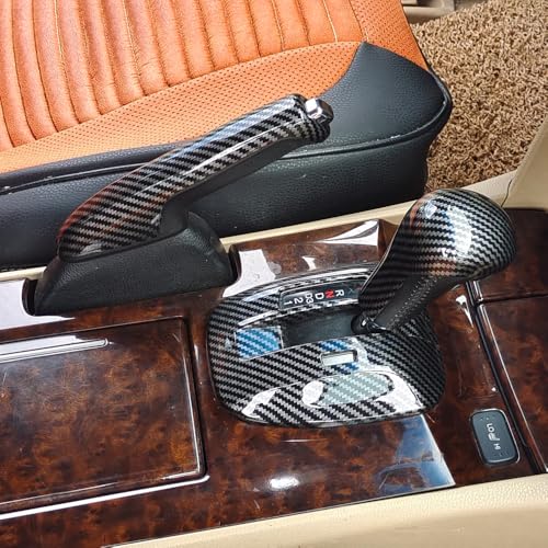 AEETUED Carbon Fiber Style Interior Accessories Plastic Gear Box Trims Shift Transmission Decoration Cover Trim Fit for Honda 8th Gen Accord 2008 2009 2010 2011 2012 - Image 5