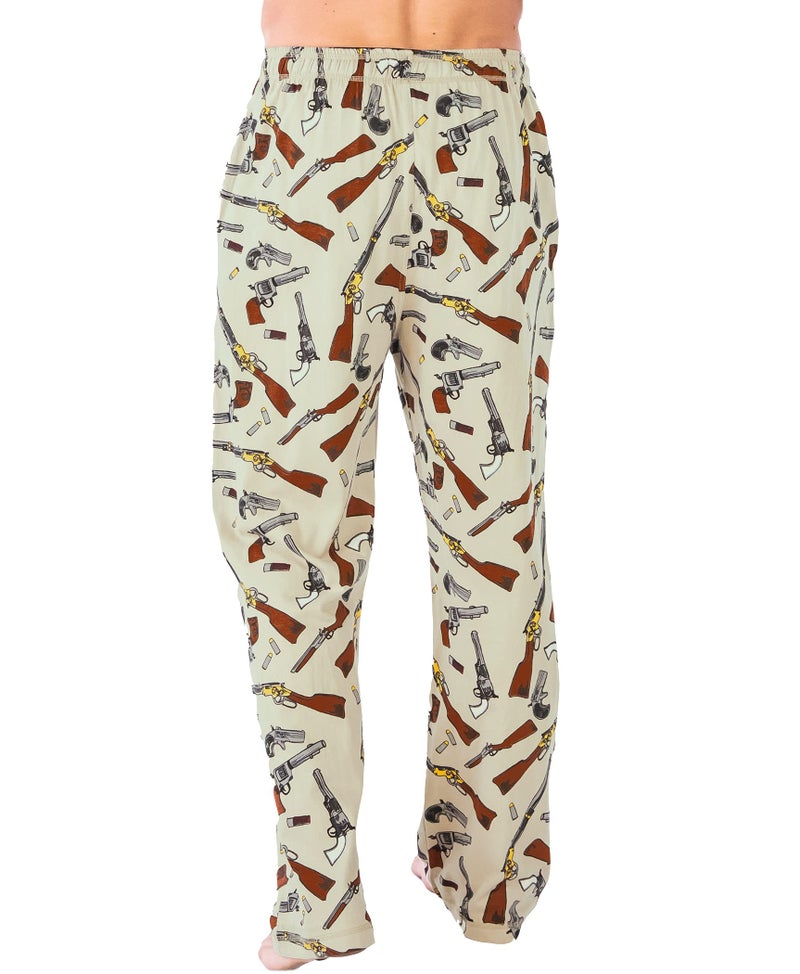 Lazy One Novelty Pajama Pants For Men, Men's Separate Bottoms, Lounge Pants, Cowboy (Old West, X-Large) - Image 2
