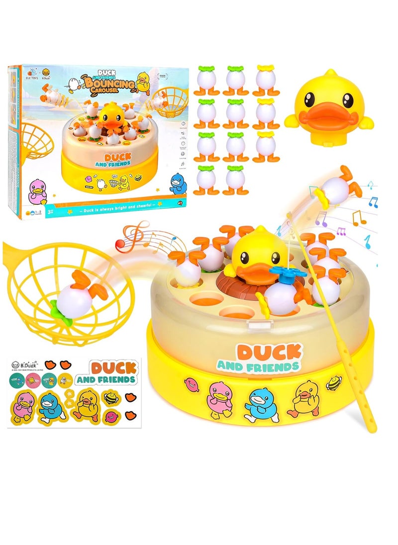 B.duck - White Winter Game includes 10 ducks in our outdoor games. Easy to play - Montessori games - Kids games - Development games. - Image 1