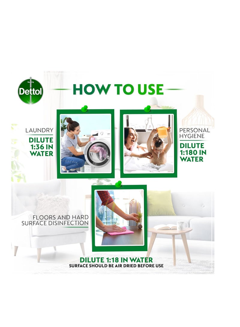Generic Dettol Antiseptic Antibacterial Disinfectant Liquid for Effective Germ Protection & Personal Hygiene, Used in Floor Cleaning, Bathing and Laundry, 2L (Packaging may vary)  - Image 3