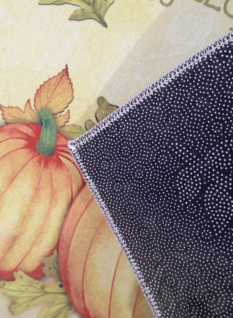 Generic Pumpkin Print Door Mat  - Image 2