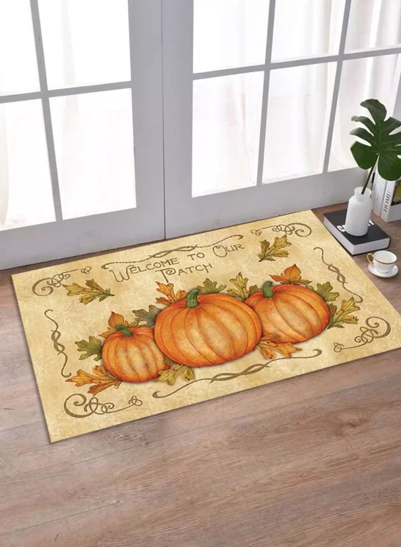 Generic Pumpkin Print Door Mat  - Image 3