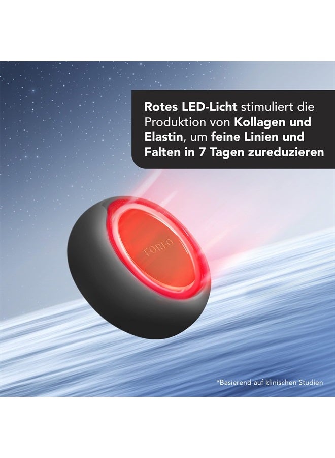 FOREO UFO 2 Supercharged Face Mask | Full LED Spectrum & Red Light Therapy for Face | Warming | | Face Moisturizer | Dark Spot & Acne Scar Treatment for Face | Anti Aging | Nourishing| Black - Image 2