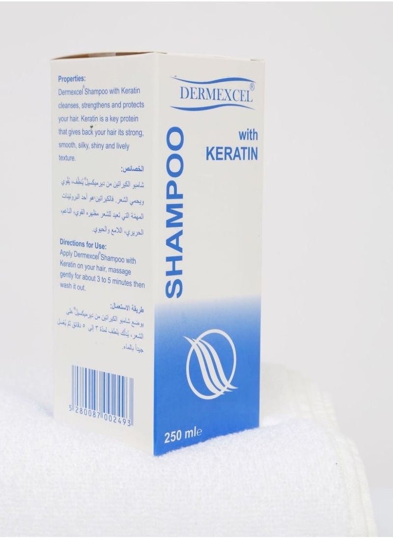 Dermexcel Best Keratin Shampoo - Dermexcel Keratin Hair Treatment - Dermexcel Shampoo With Keratin - Dermexcel Collagen infused Shampoo - Keratin For Frizzy Hair - Keratin for Damaged Hair  - Image 1