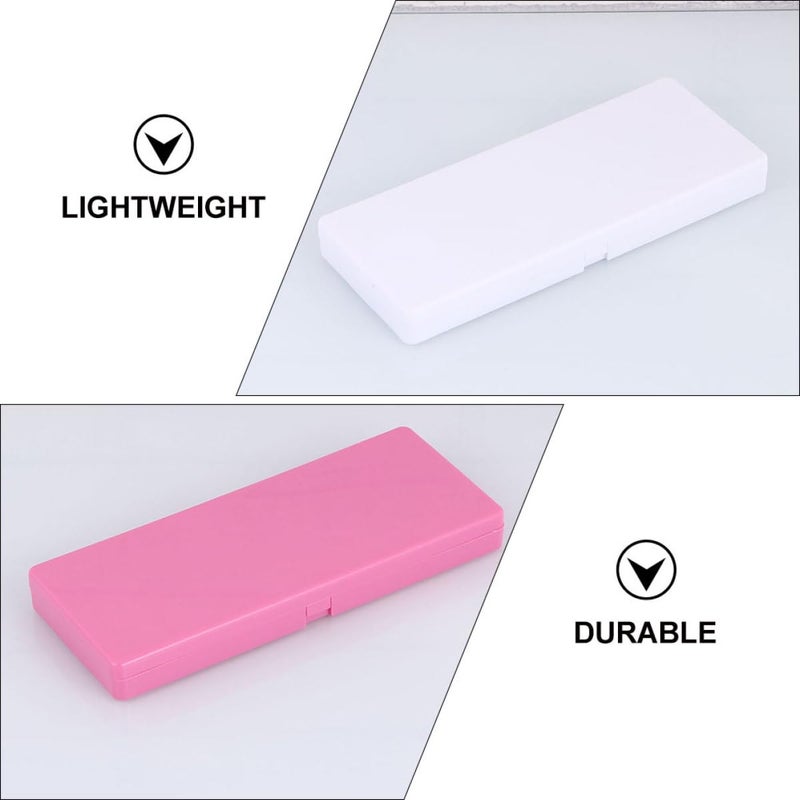 3Pcs Watercolor Paint Tray Set 24 Grid Mixing Palette For Nail Art Painting Light Pink - Image 4