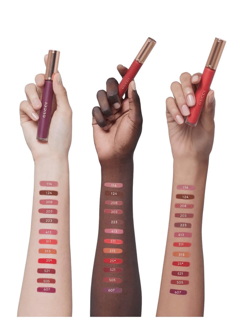 GUCCI Rouge A Levres Liquid Matte Lipstick- 505 Janet Rust, 6. - Image 4