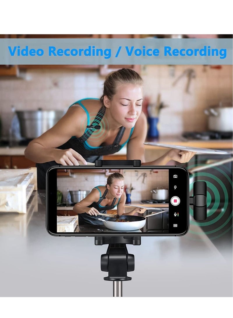 Wireless Lavalier Microphone , mobile phone Microphone, Plug & Play No APP Needed, Mini lapel Wireless Microphone , Noise Cancellation Microphone for live stream (Type-C for Android) - Image 3