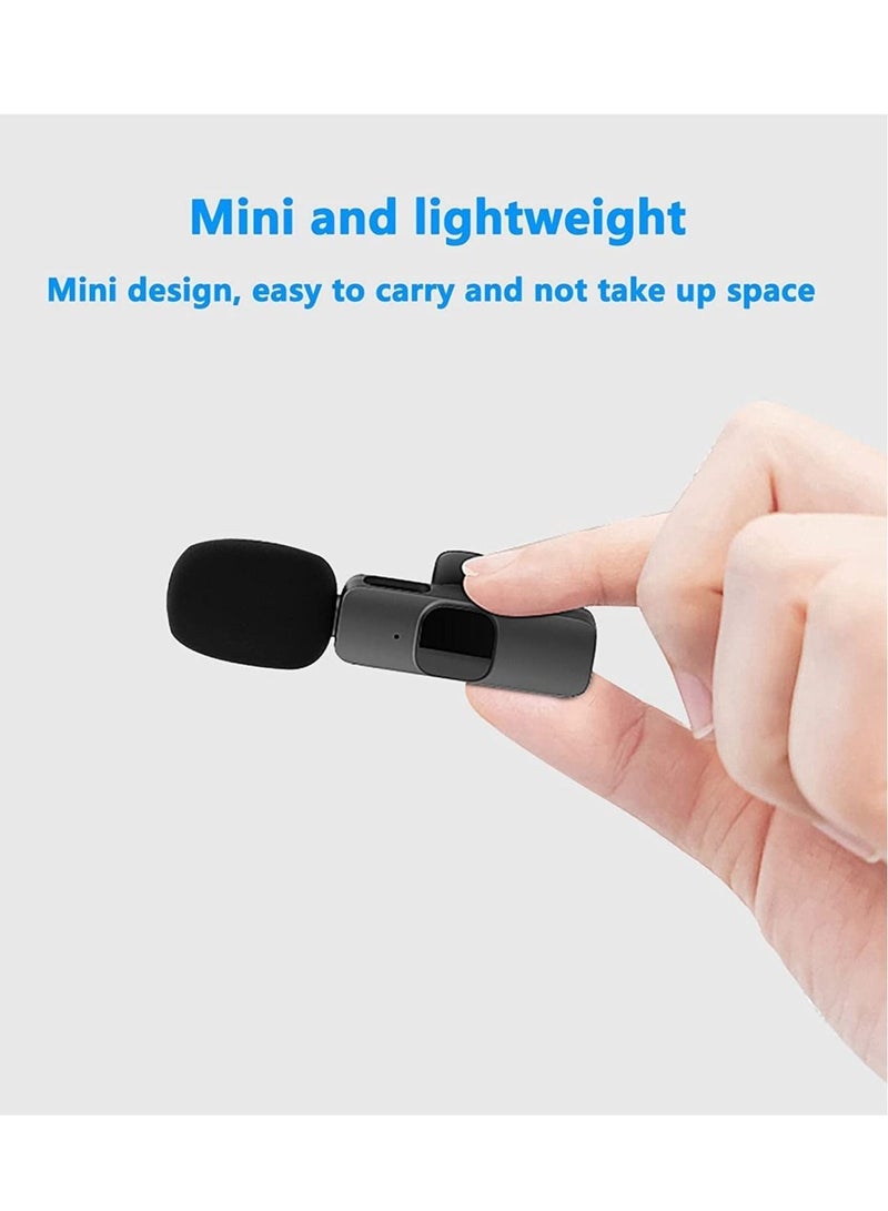 Wireless Lavalier Microphone , mobile phone Microphone, Plug & Play No APP Needed, Mini lapel Wireless Microphone , Noise Cancellation Microphone for live stream (Type-C for Android) - Image 5