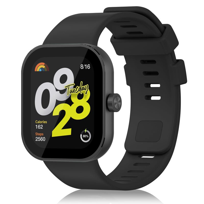 Sport Silicone Strap Compatible with Xiaomi Redmi Watch 4 / Xiaomi Band 8 Pro, Replacement Band for Men Women - Image 1