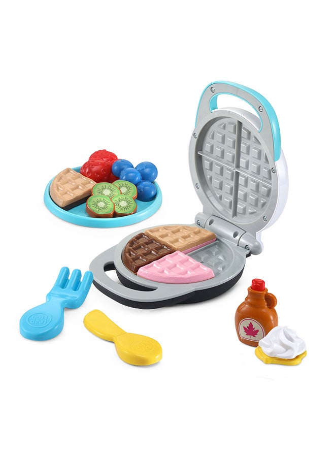LeapFrog Build-a-Waffle Learning Set, Role Play Kitchen Toy With Lights, Music, Colours And Counting, Toddler Gift For ages 12, 18, 24+ months, English Version - Image 3