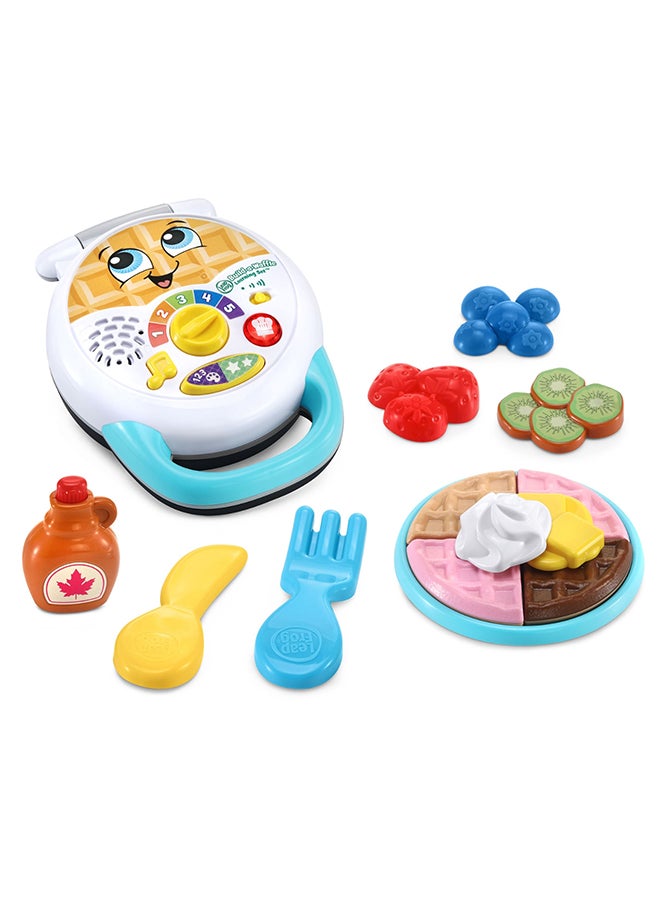 LeapFrog Build-a-Waffle Learning Set, Role Play Kitchen Toy With Lights, Music, Colours And Counting, Toddler Gift For ages 12, 18, 24+ months, English Version - Image 1