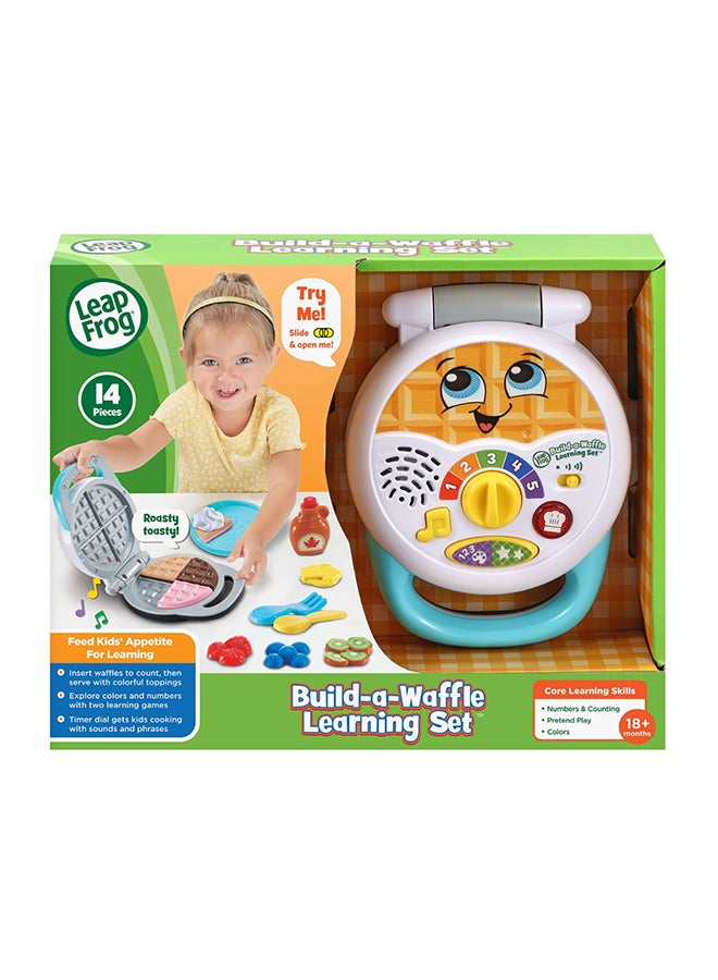 LeapFrog Build-a-Waffle Learning Set, Role Play Kitchen Toy With Lights, Music, Colours And Counting, Toddler Gift For ages 12, 18, 24+ months, English Version - Image 4