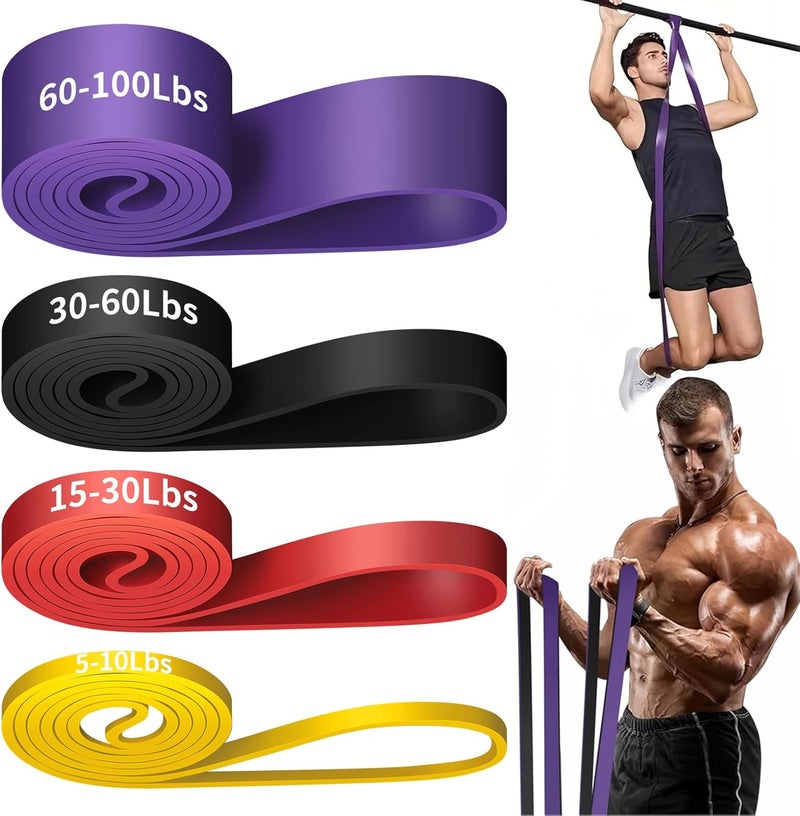 Cyber Resistance Band, Pull Up Assistance Band Set for Legs, Working Out, Muscle Training, Physical Therapy, Shape Body, Men Women - Image 1