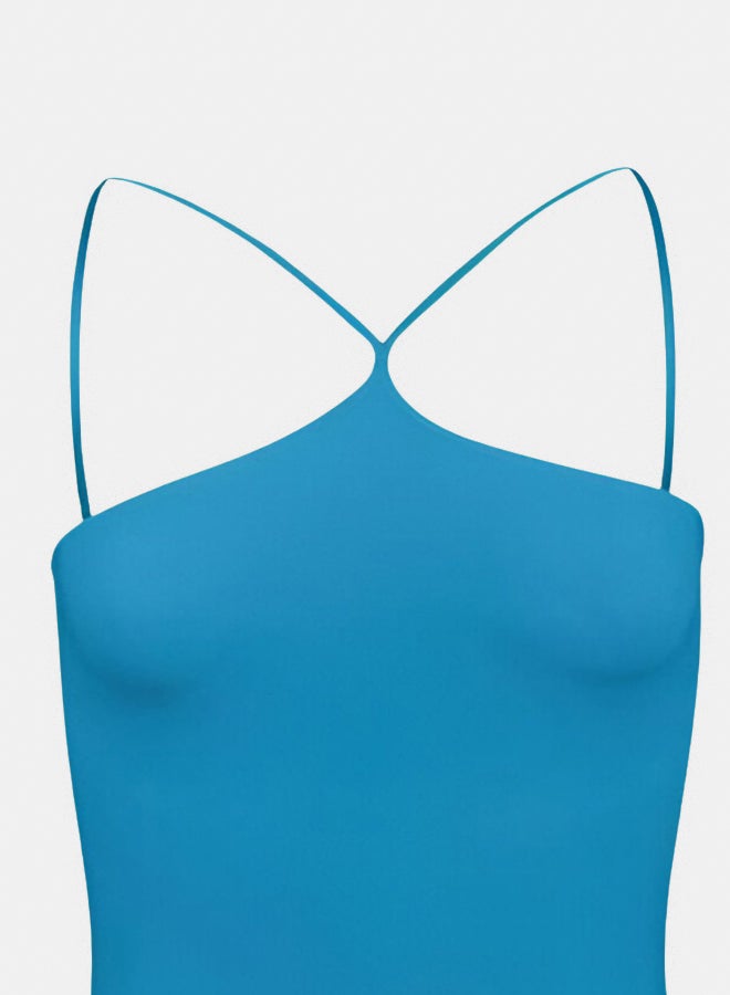 Silvy Lycra Donna Solid Tank Top For Women - Image 3