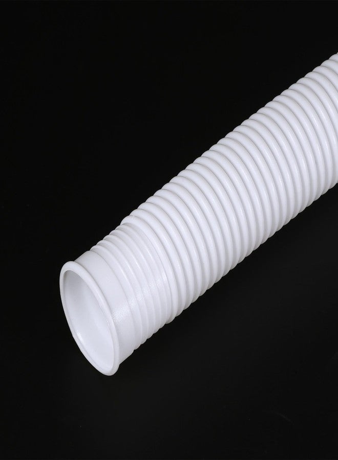 ميكسينيتي أنبوب تصريف حوض الاستحمام MECCANIXITY، أنبوب تصريف نفايات قابل للتمدد بطول 75 سم، خرطوم تصريف مرن للحمام والدش، عبوة من قطعة واحدة باللون الأبيض - Image 5