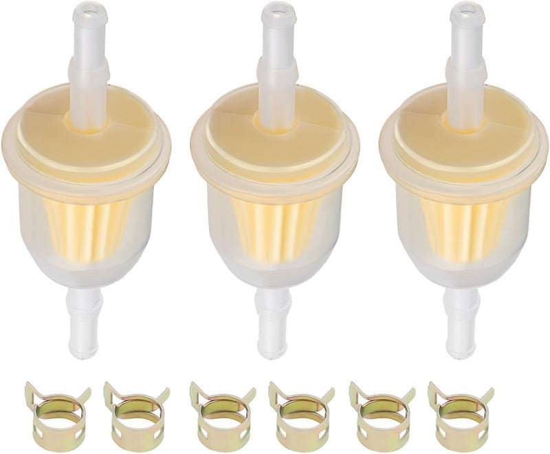 Butom AM116304 Inline Fuel Filter 25 050 22-S Fits 1/4" 5/16" ID Fuel Line For John Deer GY20709 X300 Z335E LA115 D130 LX188 X320 318 D105 E100 Z425 Stens 120-436 Kohler 7000 Series Engine - Image 1