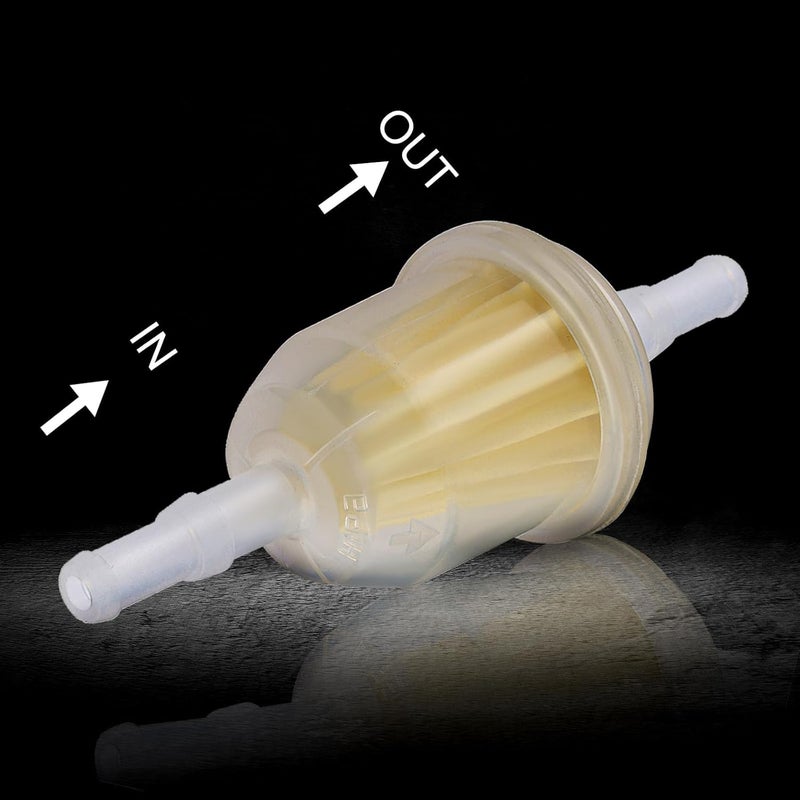 Butom AM116304 Inline Fuel Filter 25 050 22-S Fits 1/4" 5/16" ID Fuel Line For John Deer GY20709 X300 Z335E LA115 D130 LX188 X320 318 D105 E100 Z425 Stens 120-436 Kohler 7000 Series Engine - Image 4