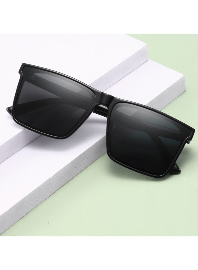 FLOWING TR90 Polarized sunglasses HD Polarized Lens 100% UV400 Protection Stylish Design for Men/Women Black - Image 5