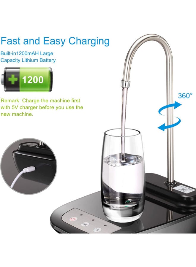 SHOPI Electric Water Pump, Drinking Water Pump,Automatic Water Pump, for Universal 3-5 Gallon Bottle - Image 3