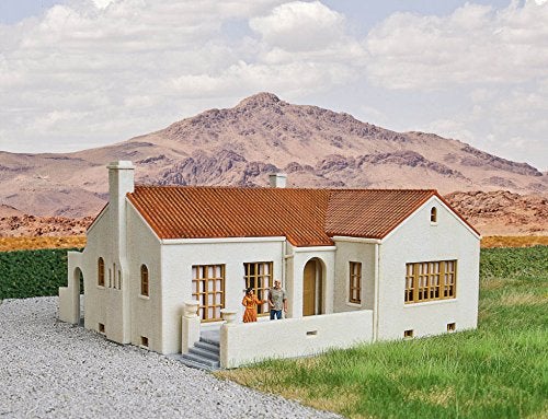 Walthers Cornerstone Walthers, Inc. Style Bungalow House Kit, 4-15/16 X 5-9/16 X 2-13/16" 12.5 X 14.1 X 7.1cm - Image 4