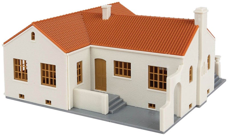 Walthers Cornerstone Walthers, Inc. Style Bungalow House Kit, 4-15/16 X 5-9/16 X 2-13/16" 12.5 X 14.1 X 7.1cm - Image 2