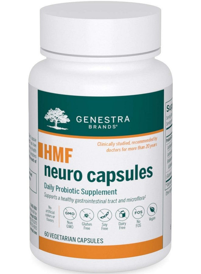 Genestra Brands HMF Neuro Capsule - Women, Men & Kids Probiotics - for Gut Health - 60 Capsules - Image 1