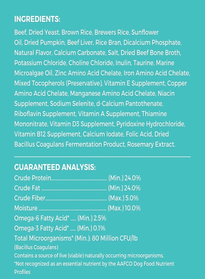 KOHA Limited Ingredient Bland Diet Dry Food for Dogs - Beef & Brown Rice Recipe, Sensitive Stomach Dog Food - Pumpkin for Digestive Support, 3.5 lbs - Image 5