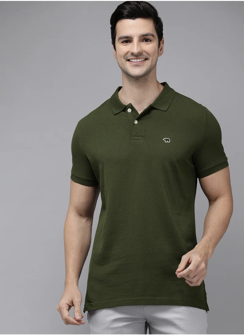 THE BEAR HOUSE Men’s Polo T-Shirt – Soft, Breathable Cotton, Classic Fit for All-Day Comfort, Stylish Casual Shirt for Summer, Everyday Wear & Outdoor Activities