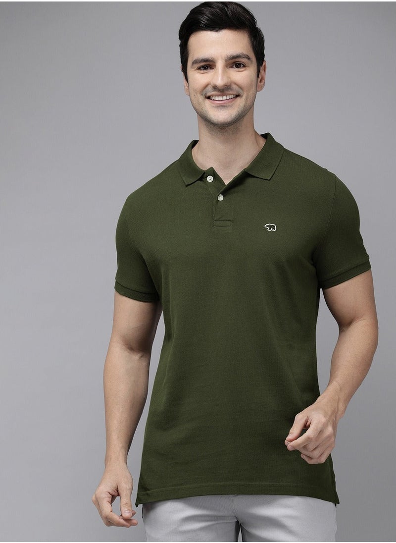 THE BEAR HOUSE Men’s Polo T-Shirt – Soft, Breathable Cotton, Classic Fit for All-Day Comfort, Stylish Casual Shirt for Summer, Everyday Wear & Outdoor Activities  - Image 1