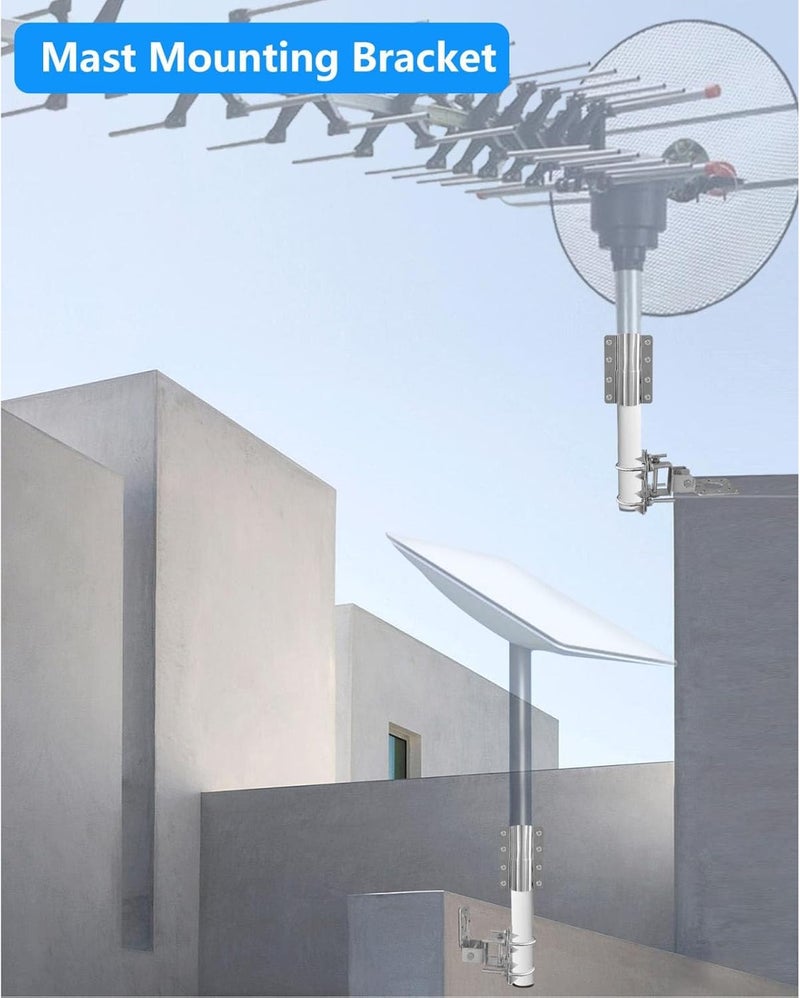 Mounting Bracket for V2 Rectangular Dish Stainless Steel TV Short Wall Mount Bracket with L Shaped Design - Image 4