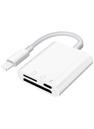 SD Card Reader for iPhone & iPad – Dual Slot MicroSD/SD Adapter for Trail Cameras, Plug & Play Photo Viewer ﻿ - pzsku/Z60EF7BE1EF43BFDA9ABAZ/45/_/1721380712/81bfc5c5-80c0-4f00-bd14-e409604ad42f