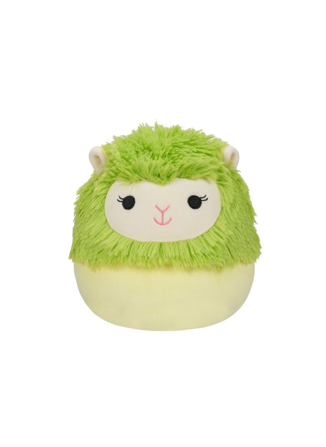 Squishmallows 7.5 inch Little Plush Cavaleri Lime Green Alpaca Officially Licensed Kellytoy Plush Toy Colorful Soft Gift for Kids Girls & Boys Washable Squishy Stuff Toy Multicolor All Age  - Image 1