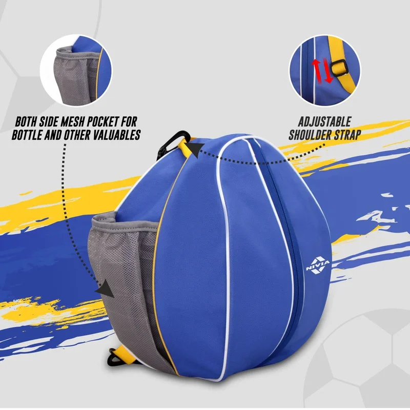 Nivia  Nivia Royal Blue/Yellow Ball Bag  | Best Price UAE