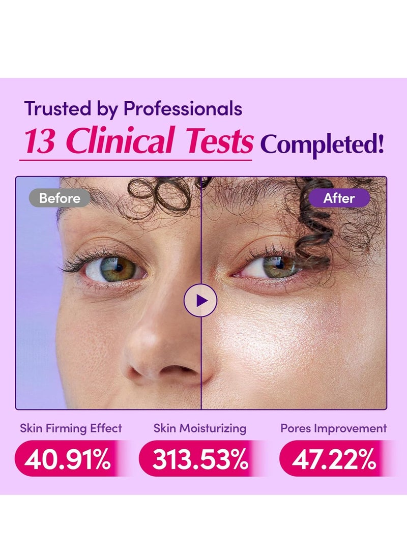 إيكوالبيري Eqqualberry Bakuchiol Plumping Serum - مسام وتجاعيد الحد الأدنى مع Bakuchiol | ريتينول بديل للجلد الحساس | يعزز الحزم والمرونة مع السيراميد والببتيدات ، 1.01 أوقية / 30 مل - Image 5